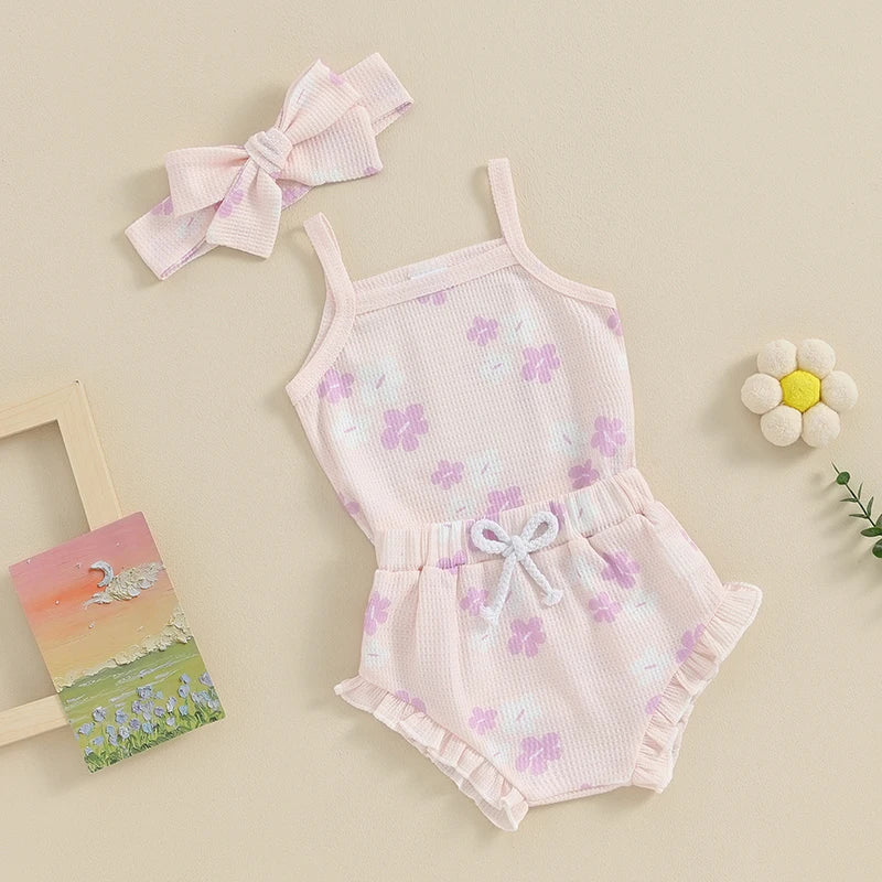 Summer Floral Waffle Set