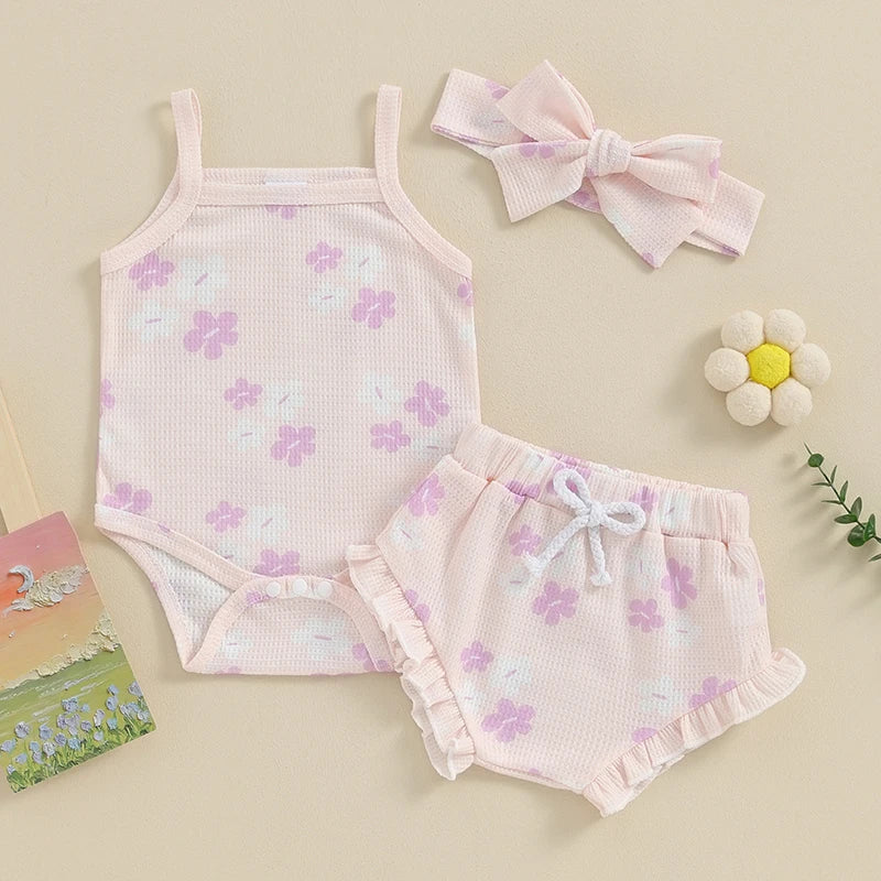 Summer Floral Waffle Set