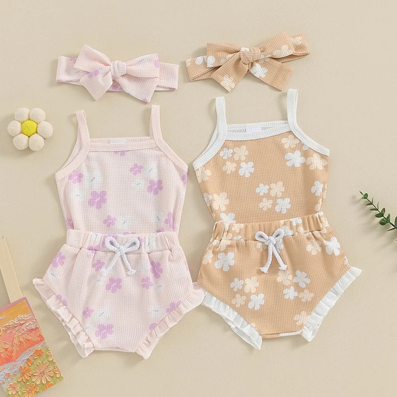 Summer Floral Waffle Set