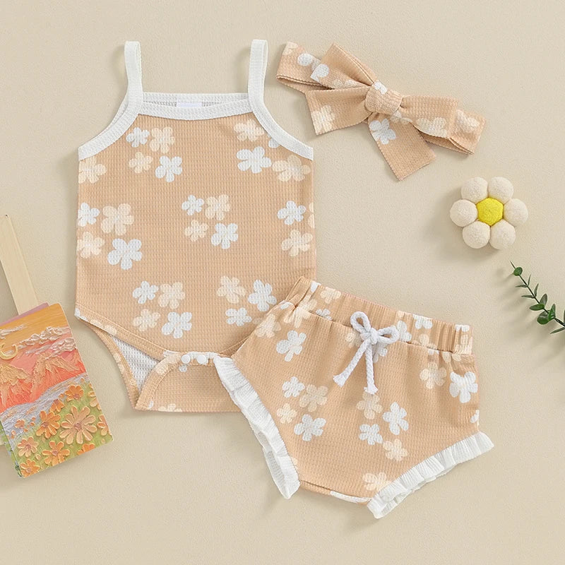 Summer Floral Waffle Set